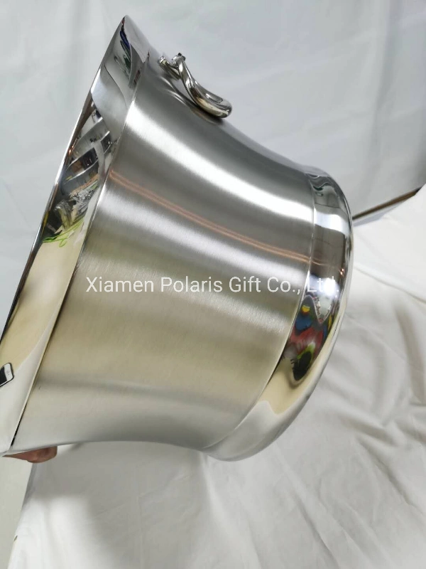 Party 17L Stainless Steel Large Luxury Wine Double Layer Cooler Ice Bucket with Handle